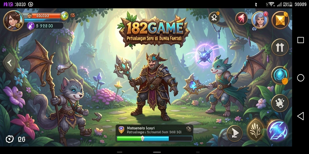 Gameplay 182GAME yang menarik dan penuh petualangan.