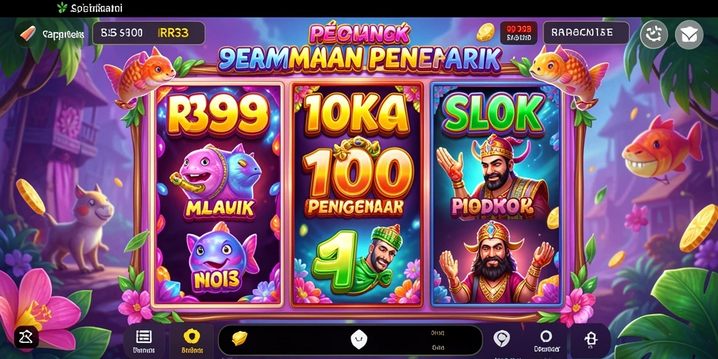 Tampilan gameplay menarik dari game Slot RR33 yang penuh warna.