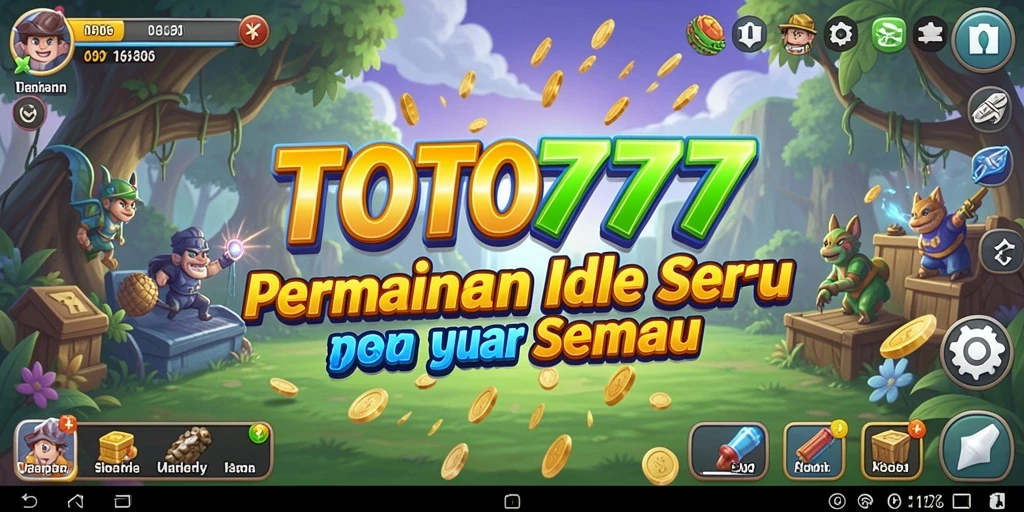 Screenshot permainan TOTO777 menampilkan gameplay Idle yang menarik.