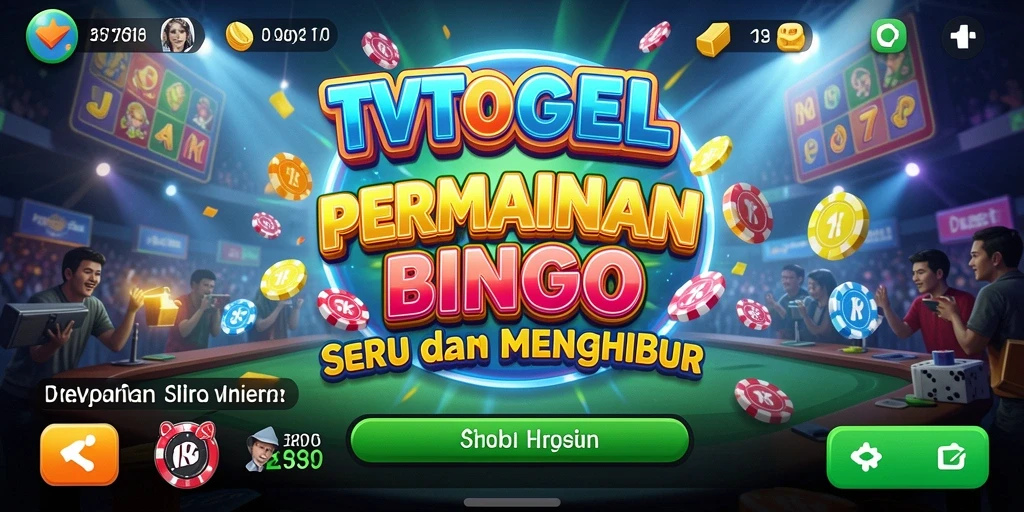 Bingo penuh aksi di dalam TVTOGEL dengan antarmuka yang menarik.