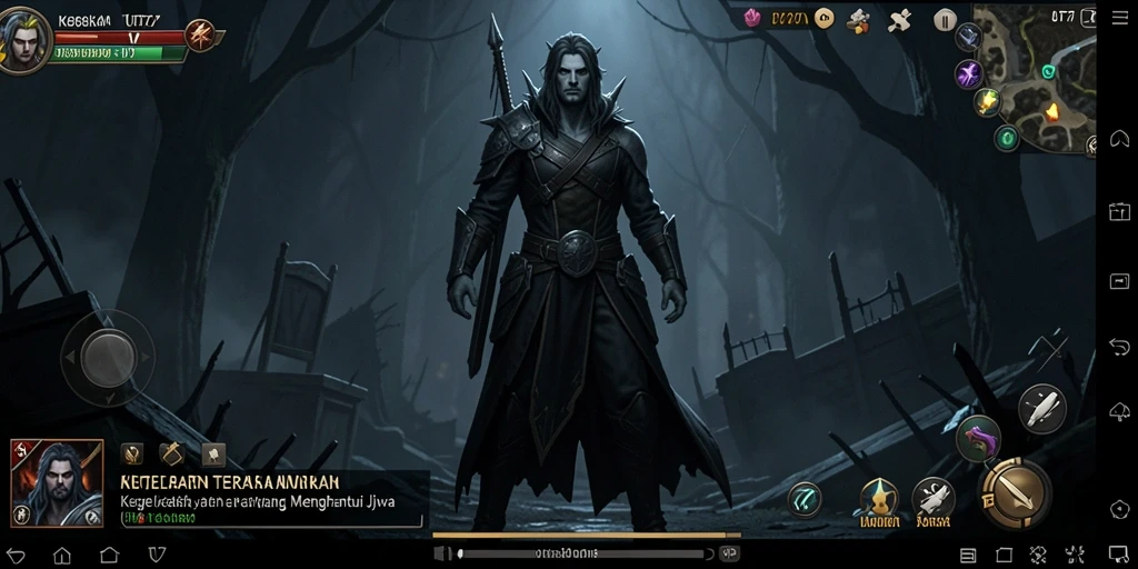 Screenshot UT77 menampilkan suasana gameplay yang menakutkan dan misterius.